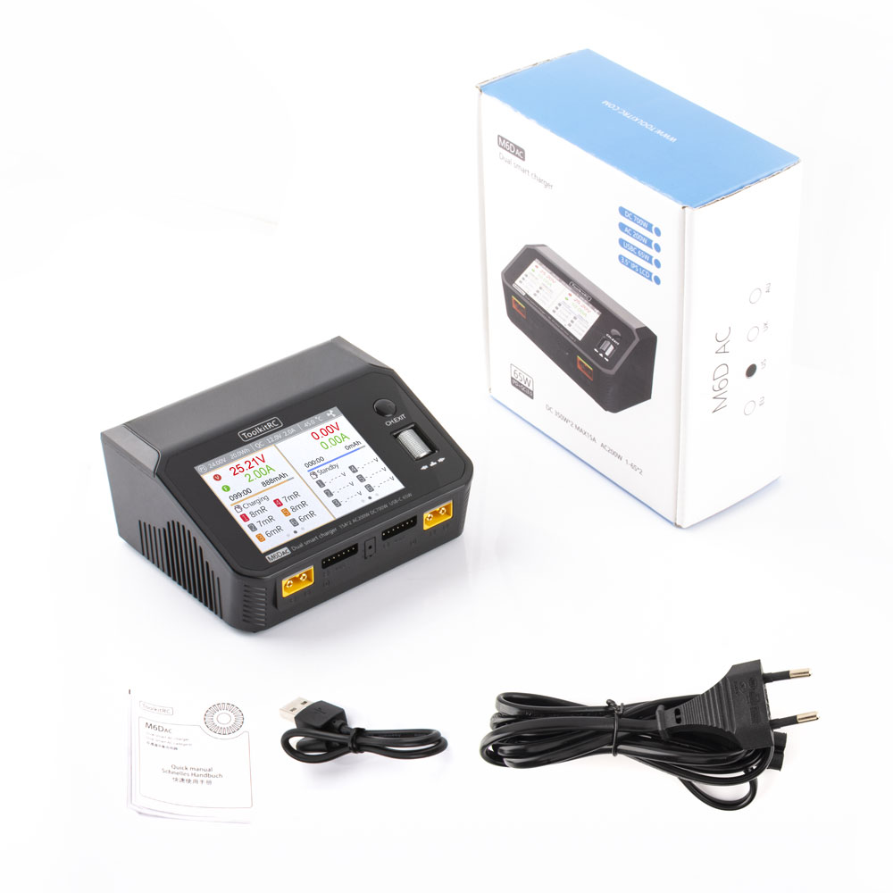 ToolkitRC M6DAC Çift Kanallı A - Toolkitrc M6Dac Smart Charger incelemesi ve fiyatı