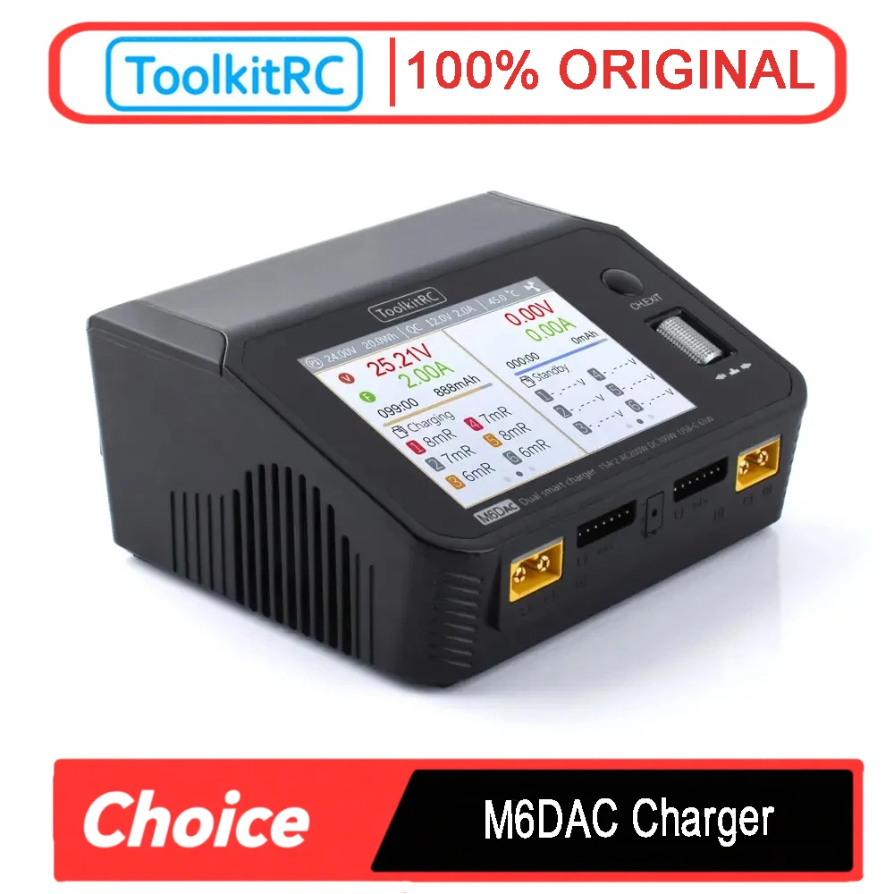 ToolkitRC M6DAC Çift Kanallı 7 - Toolkitrc M6Dac Smart Charger incelemesi ve fiyatı